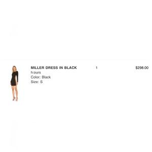 H:ours Miller dress in black